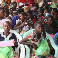 Photo at the 46th AATA annual conference in Minneapolis, USA on intercultural working in Art Therapy